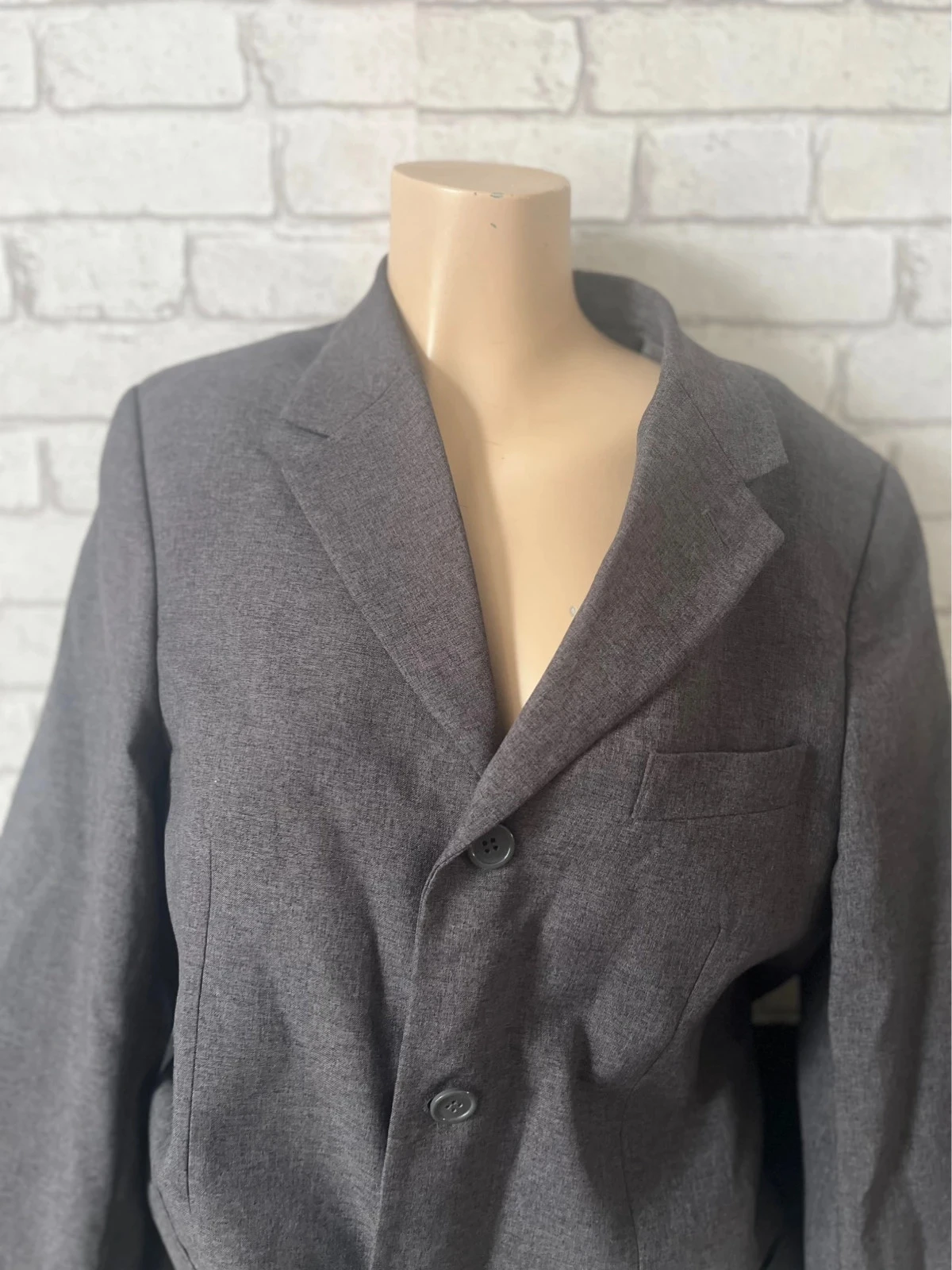 Blazer masculino Urban Kiabi – Tamanho 44 – Cinza antracite – Muito bom estado – photo 4